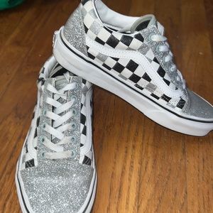 Vans Old Skool Glitter Checker Board